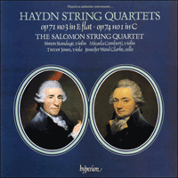 CDA66098 - Haydn: String Quartets Opp 71/3 & 74/1