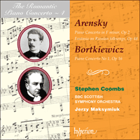 CDA66624 - Arensky & Bortkiewicz: Piano Concertos