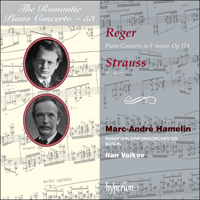 CDA67635 - Reger & Strauss (R): Piano Concertos