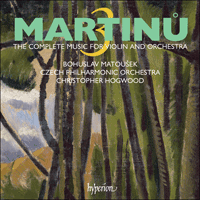 CDA67673 - Martinů: The complete music for violin and orchestra, Vol. 3