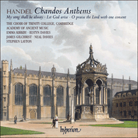CDA67737 - Handel: Chandos Anthems Nos 7, 9 & 11a
