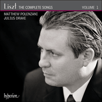 CDA67782 - Liszt: The Complete Songs, Vol. 1 - Matthew Polenzani