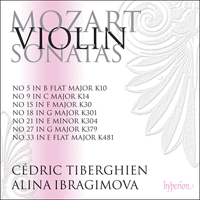 CDA68091 - Mozart: Violin Sonatas K301, 304, 379 & 481