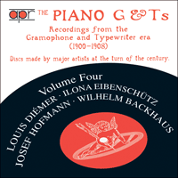 APR5534 - The Piano G & Ts, Vol. 4 - Diémer, Eibenschütz, Hofmann & Backhaus