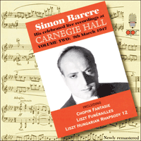 APR5622 - Simon Barere – His celebrated live recordings at Carnegie Hall, Vol. 2 - 9 March 1947