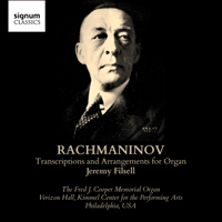 SIGCD324 - Rachmaninov: Transcriptions and arrangements for organ